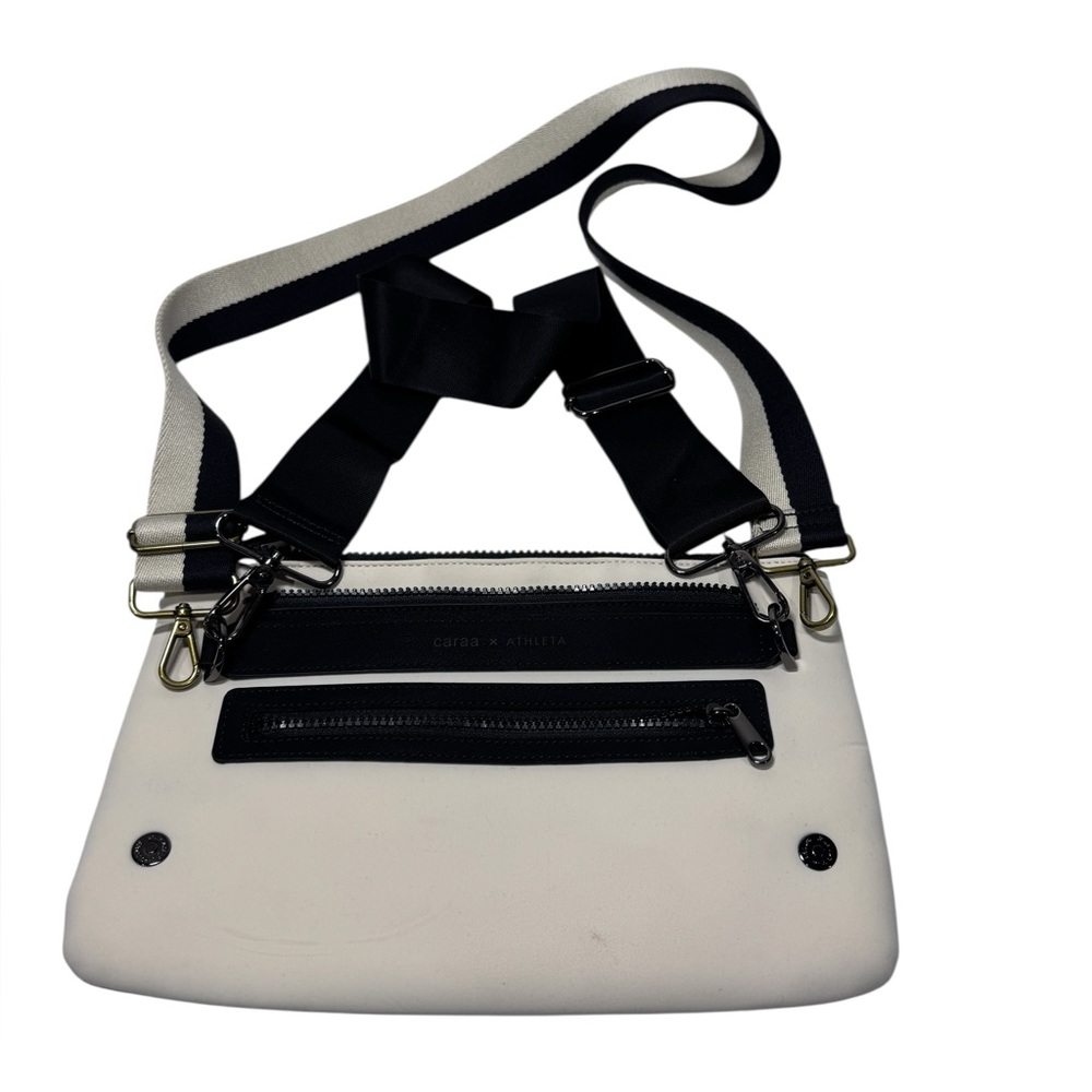 Caraa X Athleta crossbody/waist Ivory bag